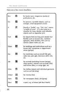 no sweat cantonese grammar notes